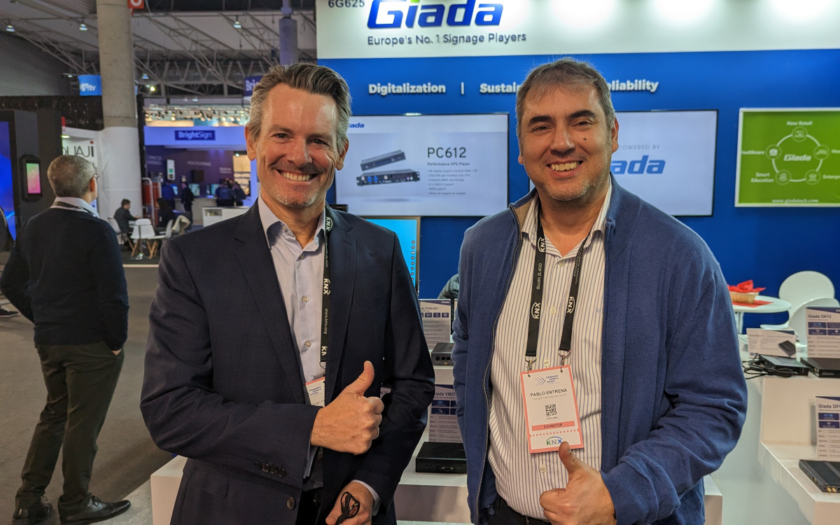 Mike Finckh, CEO de Concept, y Pablo Entrena, BDM de Concept.