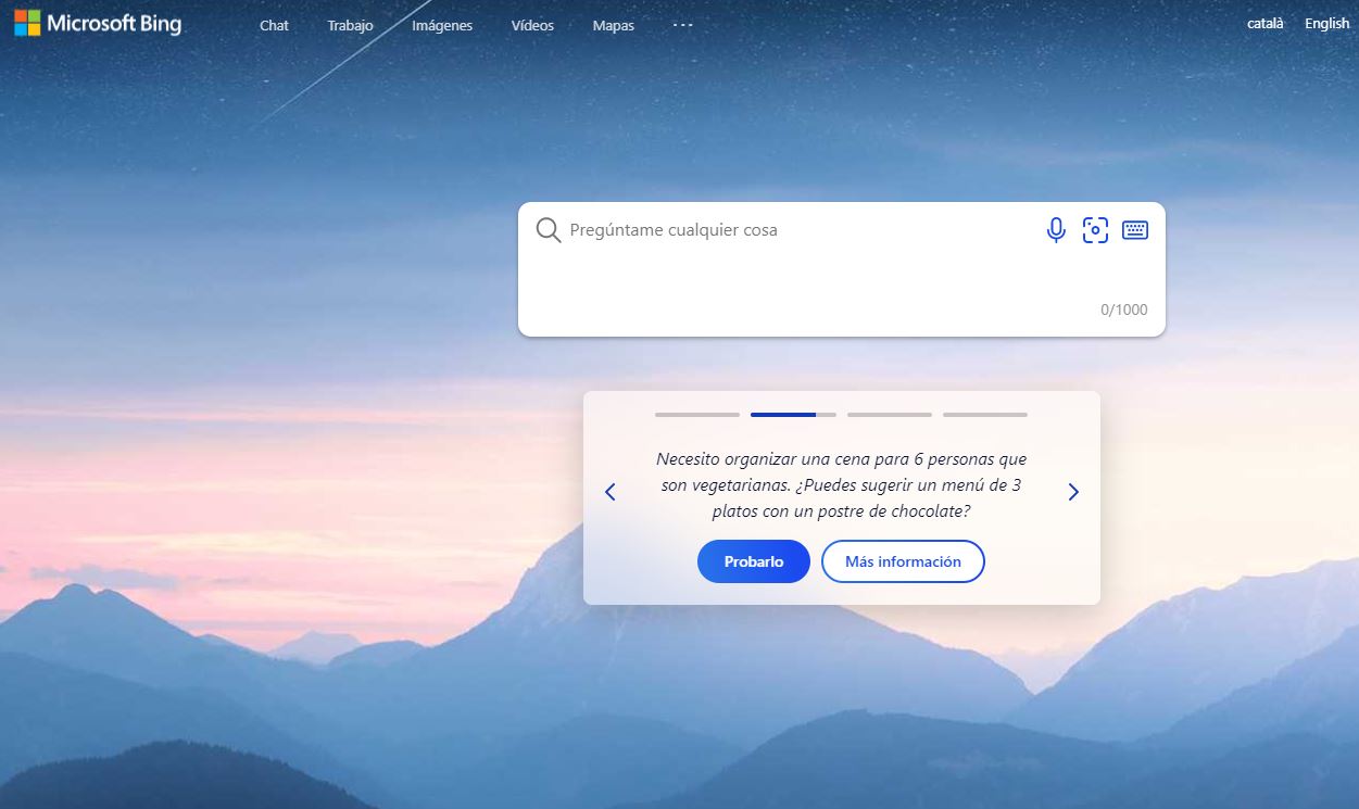 El nuevo Bing incorpora chat inteligente