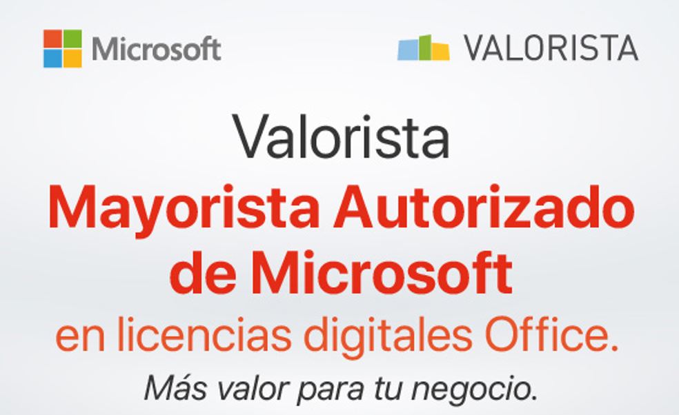Valorista, nuevo mayorista autorizado de Microsoft para la distribución de licencias digitales de Office