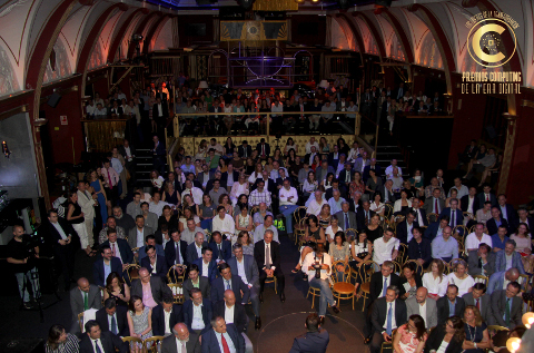 Asistentes a la fiesta de premios de Computing 2017. 