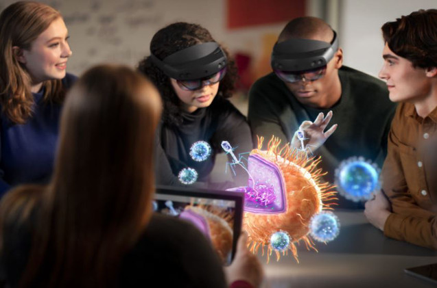 HoloLens 2 de Microsoft. 