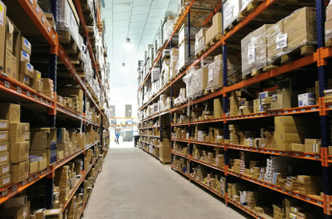 Almacén de consumibles de Inforpor en Albacete. 