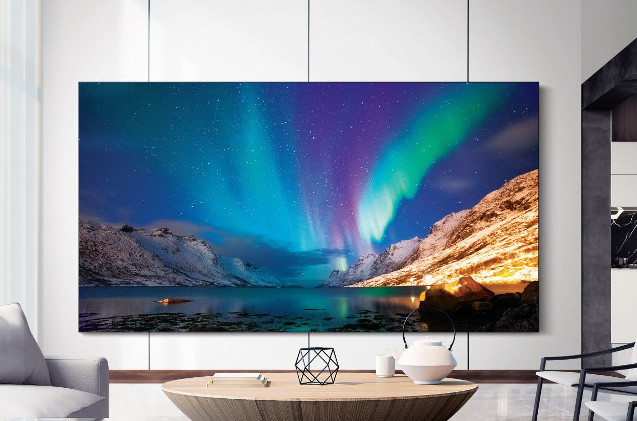 Equipo 8K de Samsung. Equipo 8K de Samsung.