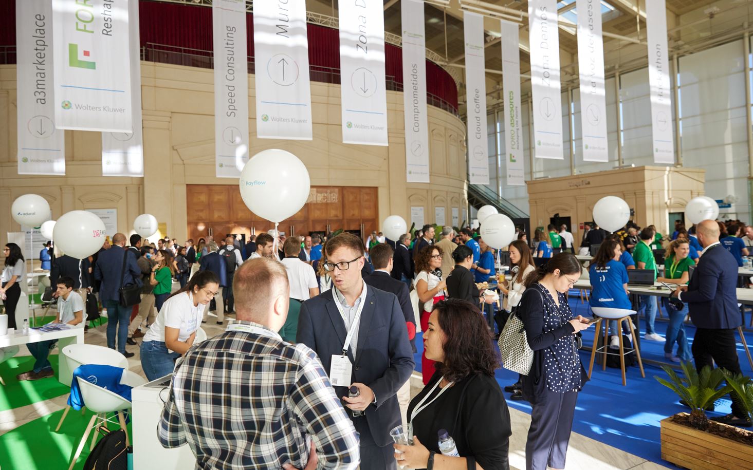 Aspecto del Foro Asesores 2022 de Barcelona. Aspecto del Foro Asesores 2022 de Barcelona.