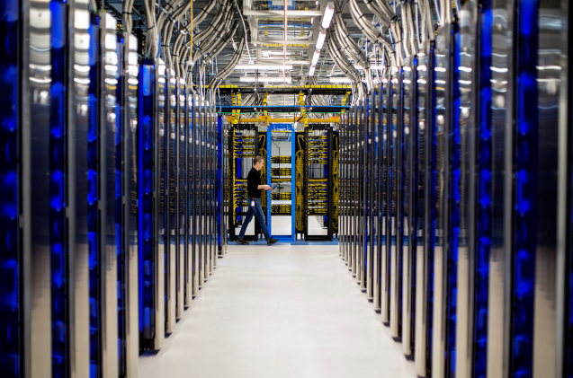 Centro de datos de Microsoft. 
