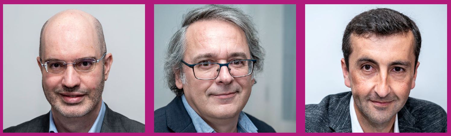 Ignacio Artiaga (Inetum), Rafael San Román (Stratesys) y Manuel Espiñeira (Minsait). Ignacio Artiaga (Inetum), Rafael San Román (Stratesys) y Manuel Espiñeira (Minsait).